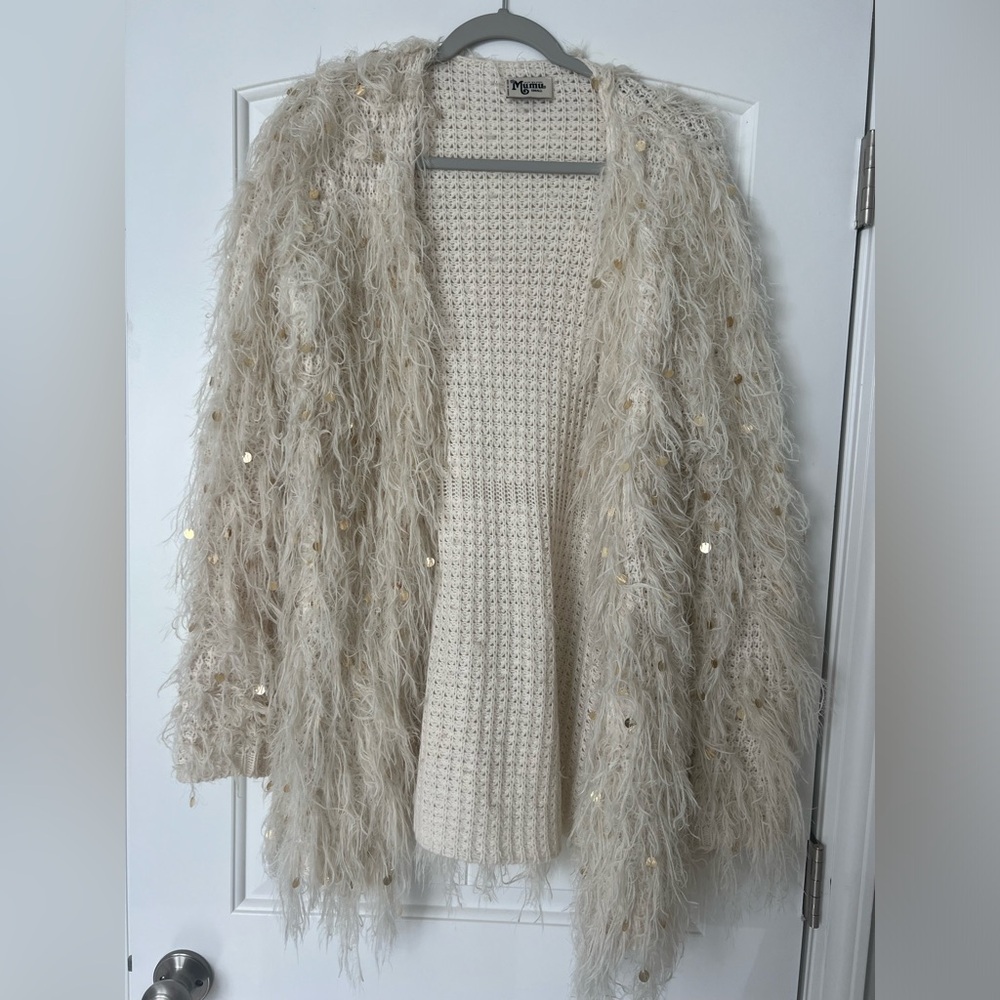 Show me your mumu sweater shaggy cardigan